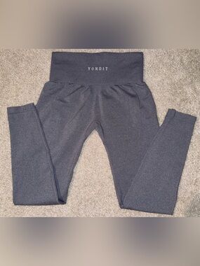 YONDIT Grey Compression Leggings